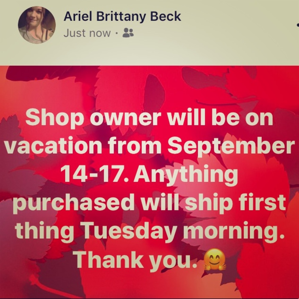 Vacation Notice